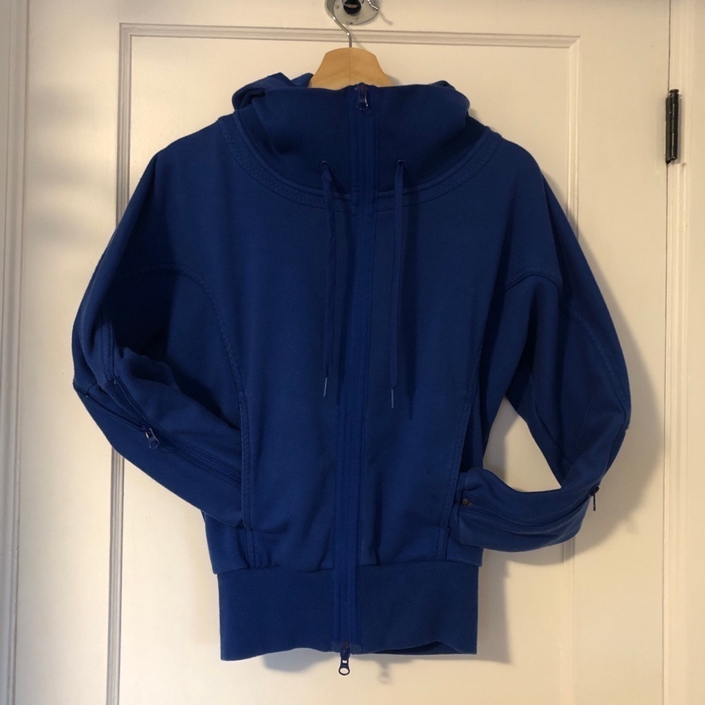 Adidas x Stella McCartney | XS | Blue Zip-Up Hoodie